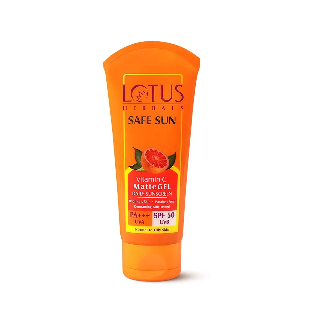 Lotus Herbals Safe Sun Vitamin-C Matte Gel Daily Sunscreen 75G