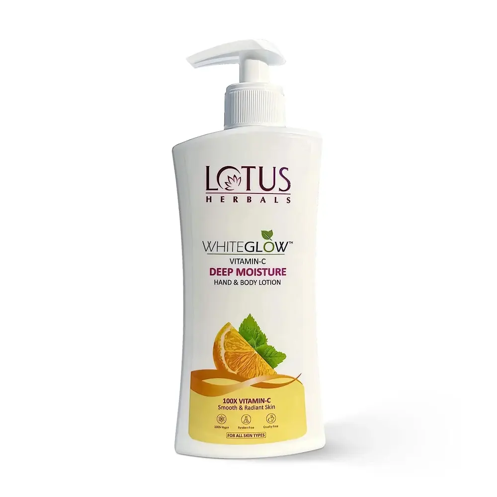Lotus Herbals White Glow Vitamin C Deep Moisture Hand & Body Lotion 270Ml