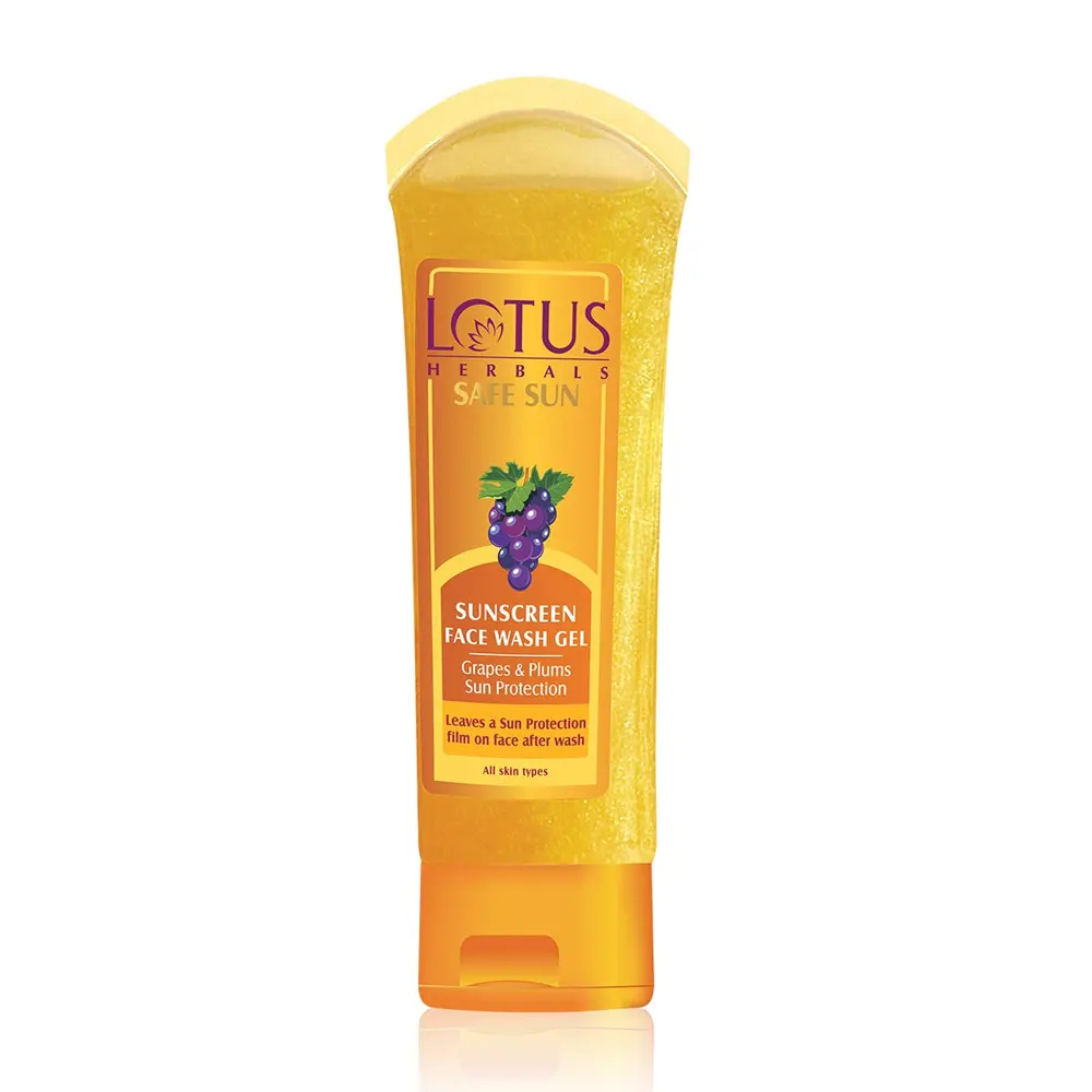 Lotus Safe Sun Sunscreen Face Wash Gel 80G