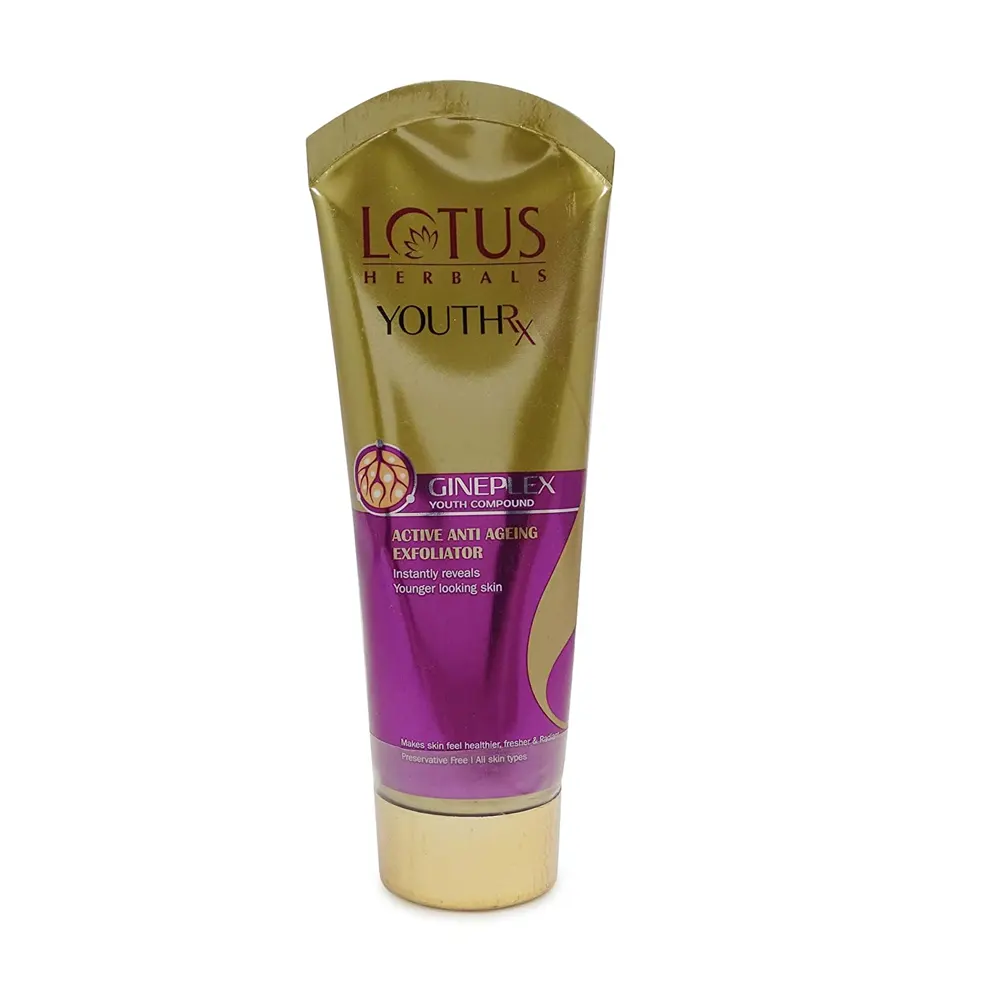 Lotus Youthrx Gineplex Active Anti Ageing Exfoliator 100G