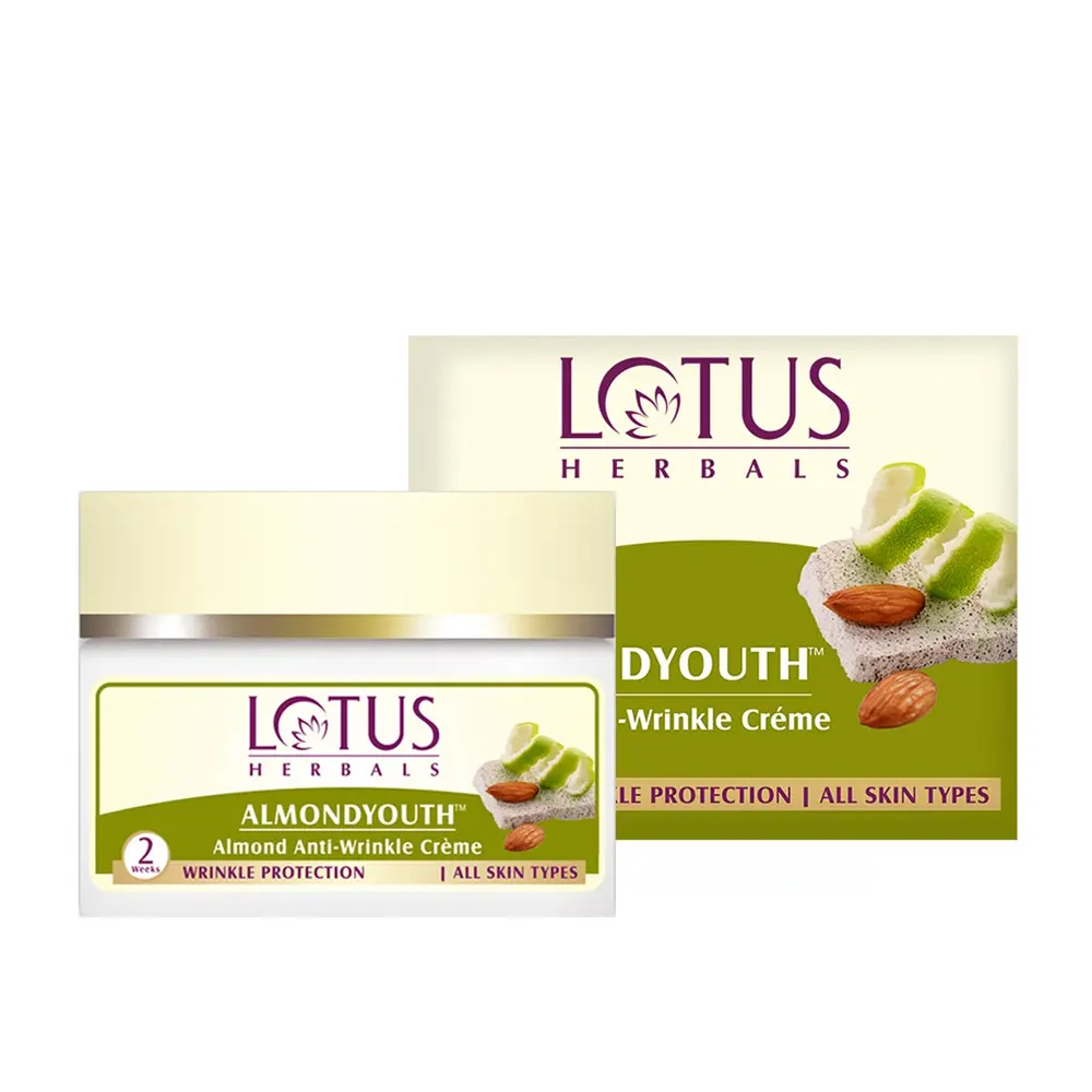 Lotus Almondyouth Almond Anti-Wrinkle Creme 50G
