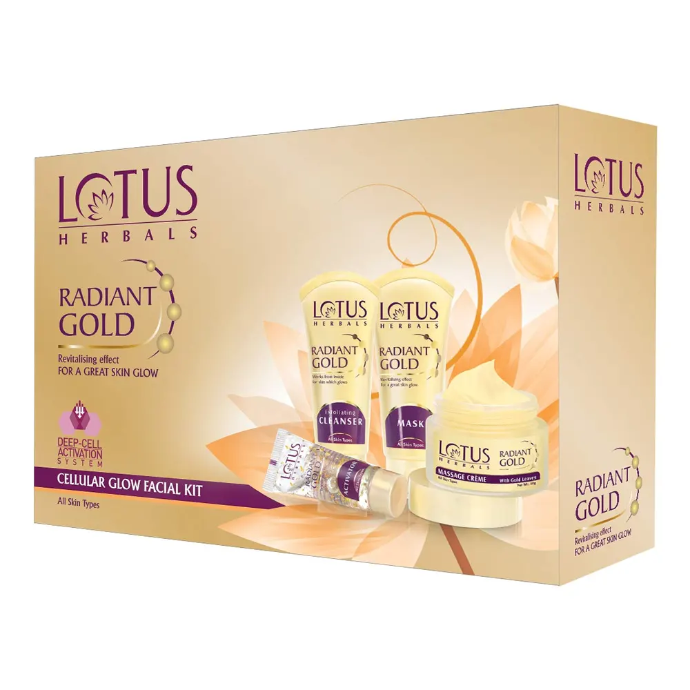 Lotus Radiant Gold Cellular Glow Facial Kit