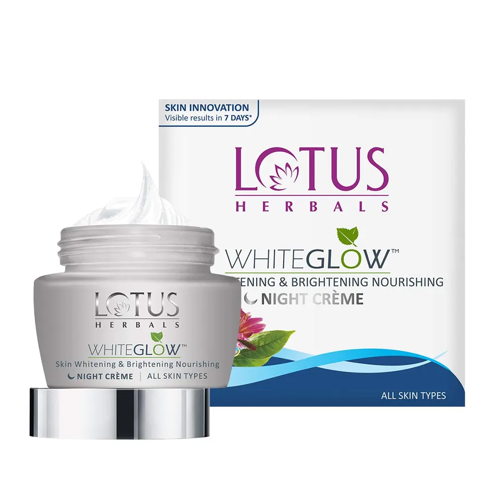 Lotus White Glow Skin Whitening And Brightening Nourishing Night Creme 40G