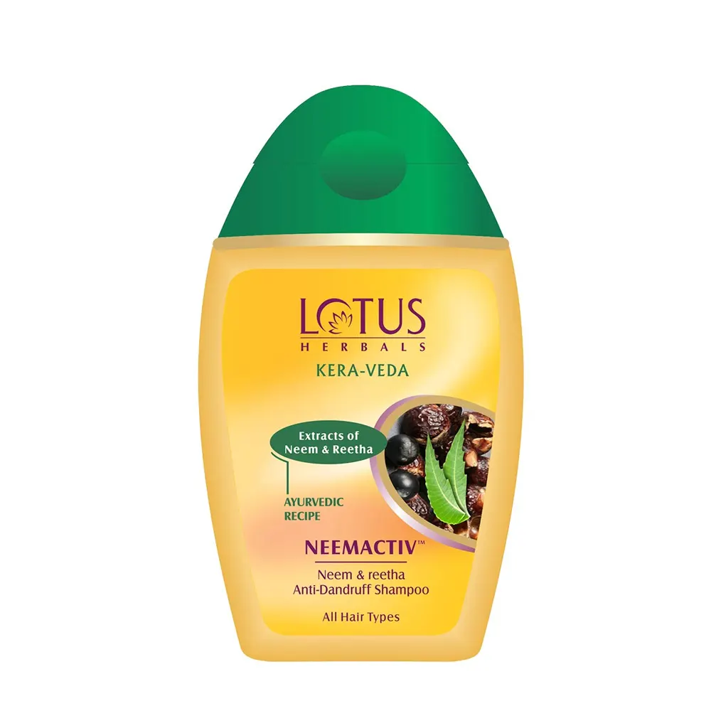 Lotus Kera-Veda Neemactiv Neem And Reetha Anti-Dandruff Shampoo 150Ml