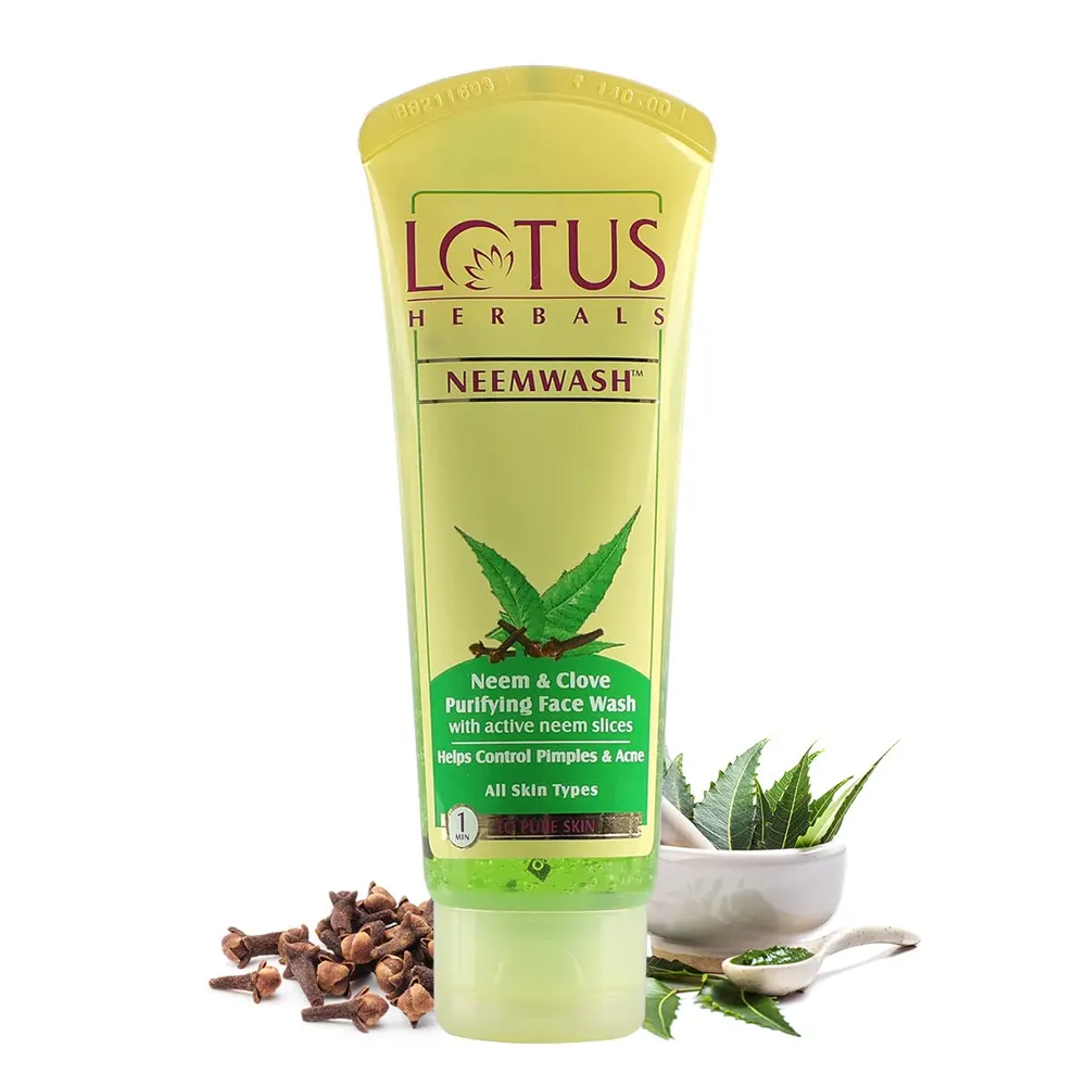 Lotus Neemwash Neem And Clove Purifying Face Wash 120G