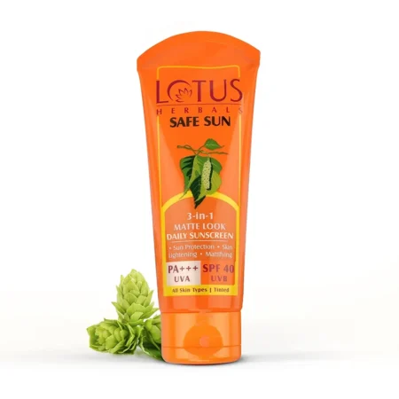 Lotus Safe Sun 3-In-1 Matte Look Baily Sunblock 50G