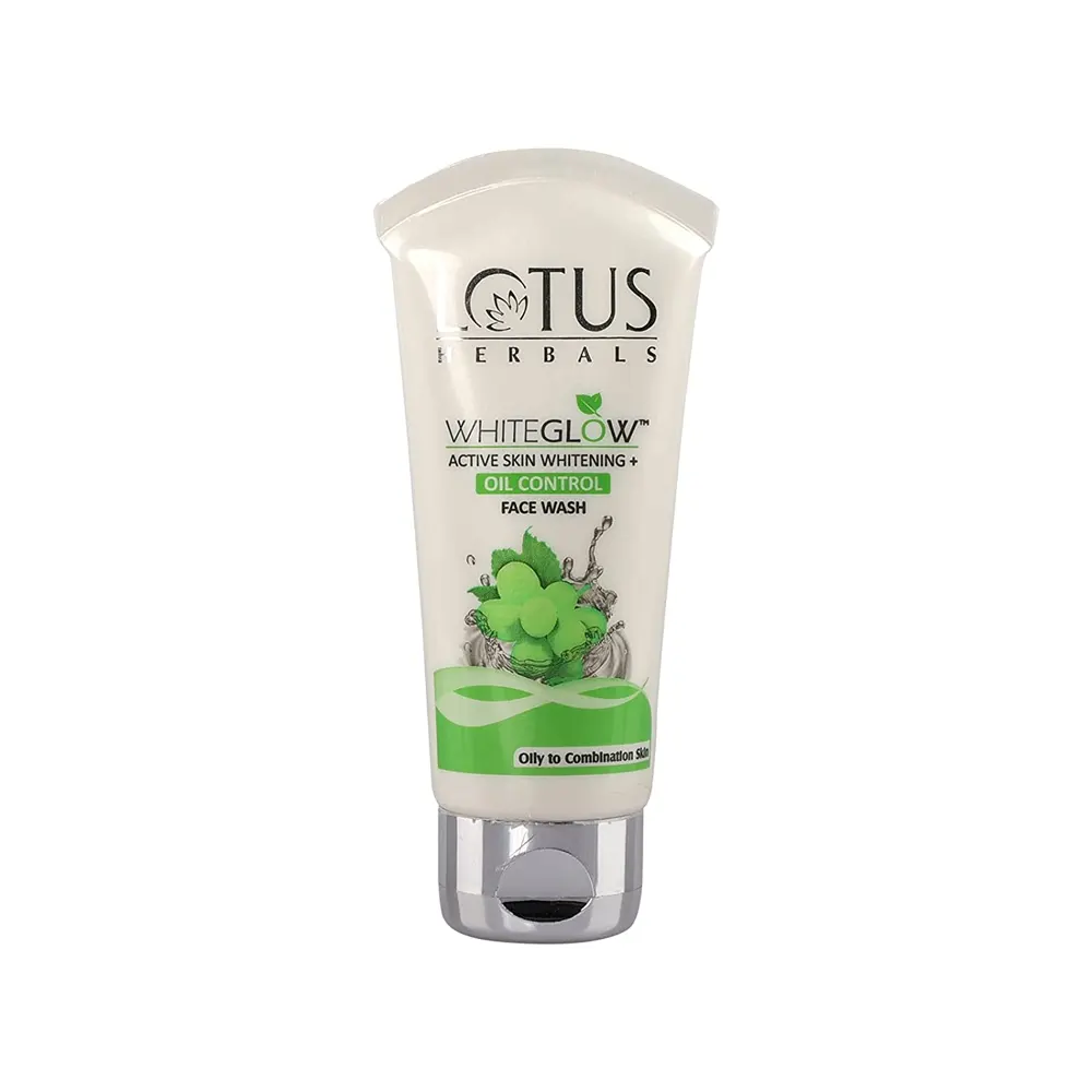 Lotus White Glow Active Skin Whitening + Oil Control Face Wash 50G
