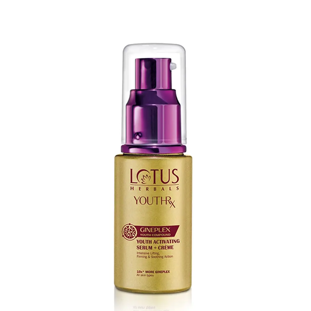 Lotus Youthrx Gineplex Youth Activating Serum + Creme 30Ml