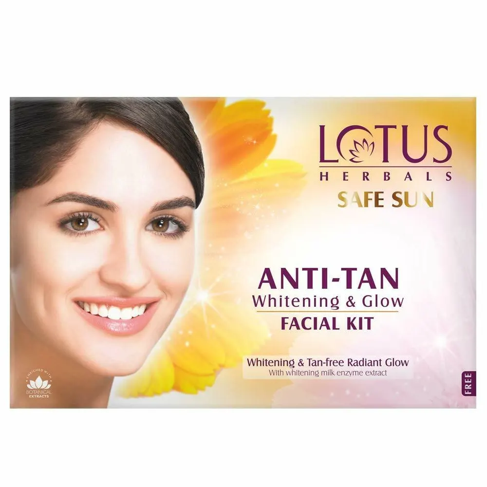 Lotus Anti-Tan Whitening And Glow Facial Kit