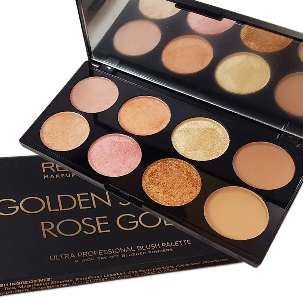 Revolution Ultra Blush Palette Golden Sugar 2 Fqb01 13G