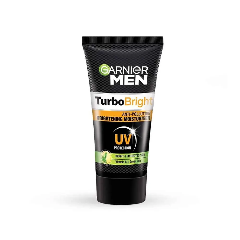 Garnier Men Turbo Bright Anti Pollution Brightening Moisturiser Uv Protection 40G
