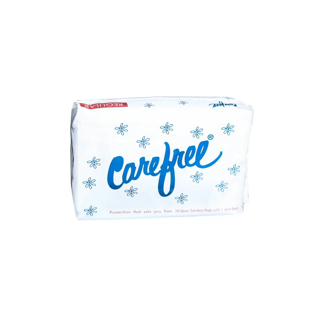 Carefree Regular Belted Sanitary Pads 10N