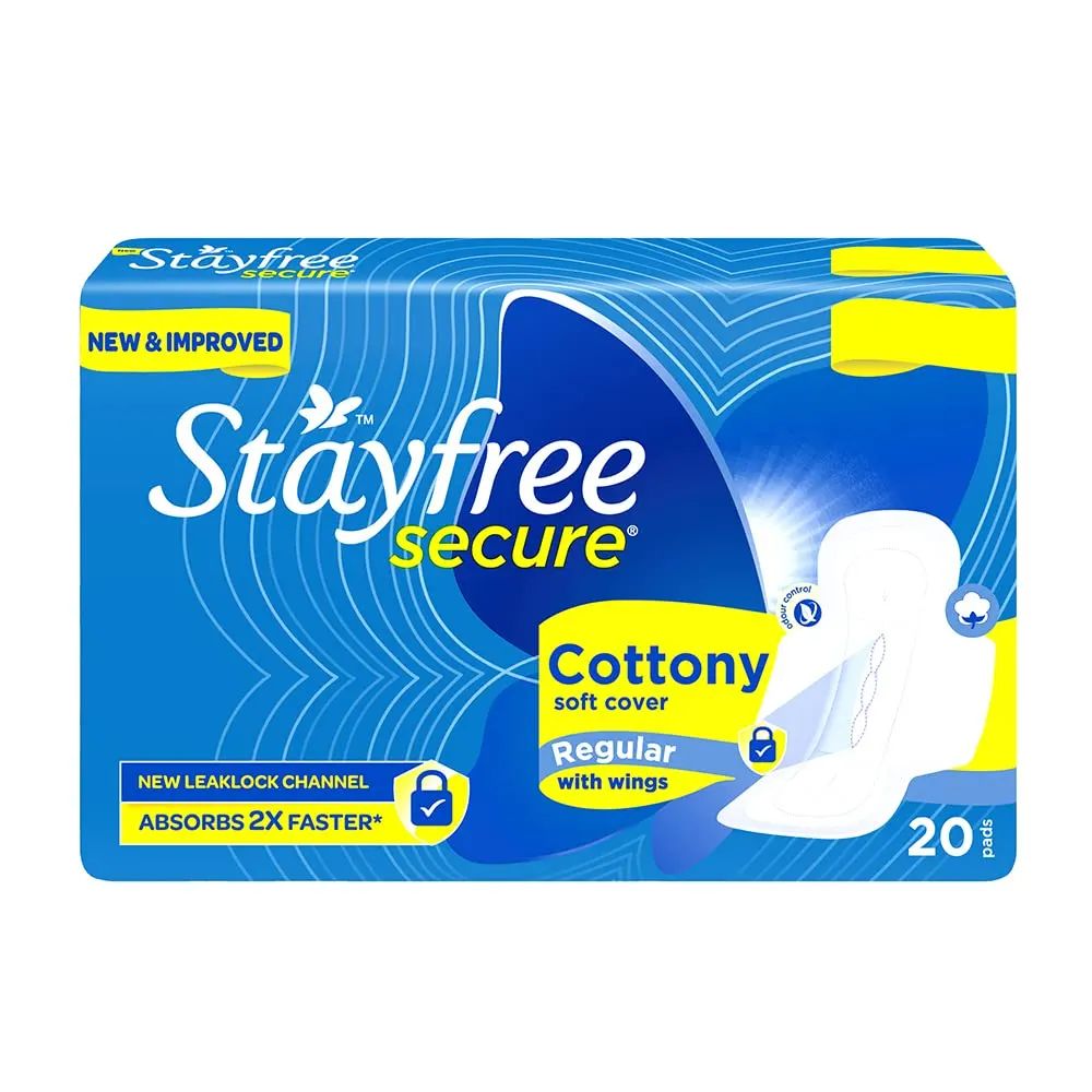 Stayfree Secure Regular With Wings 20 Pads