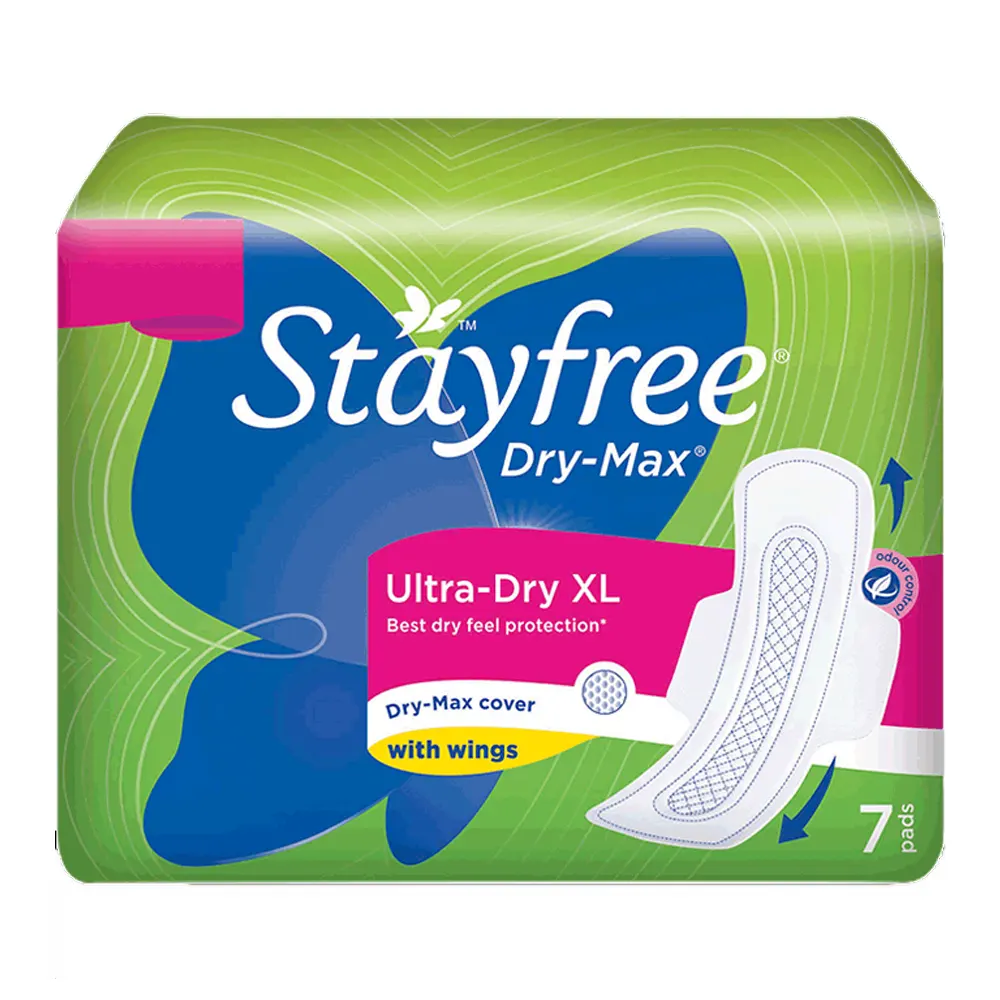 Stayfree Dry-Max Ultra-Dry Xl 7 Pads