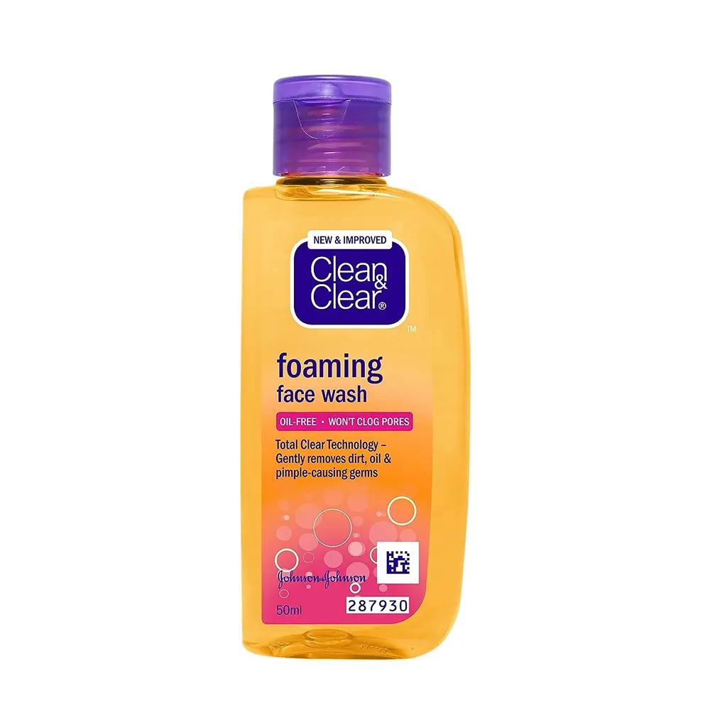 Clean And Clear Foaming Face Wash 50Ml.