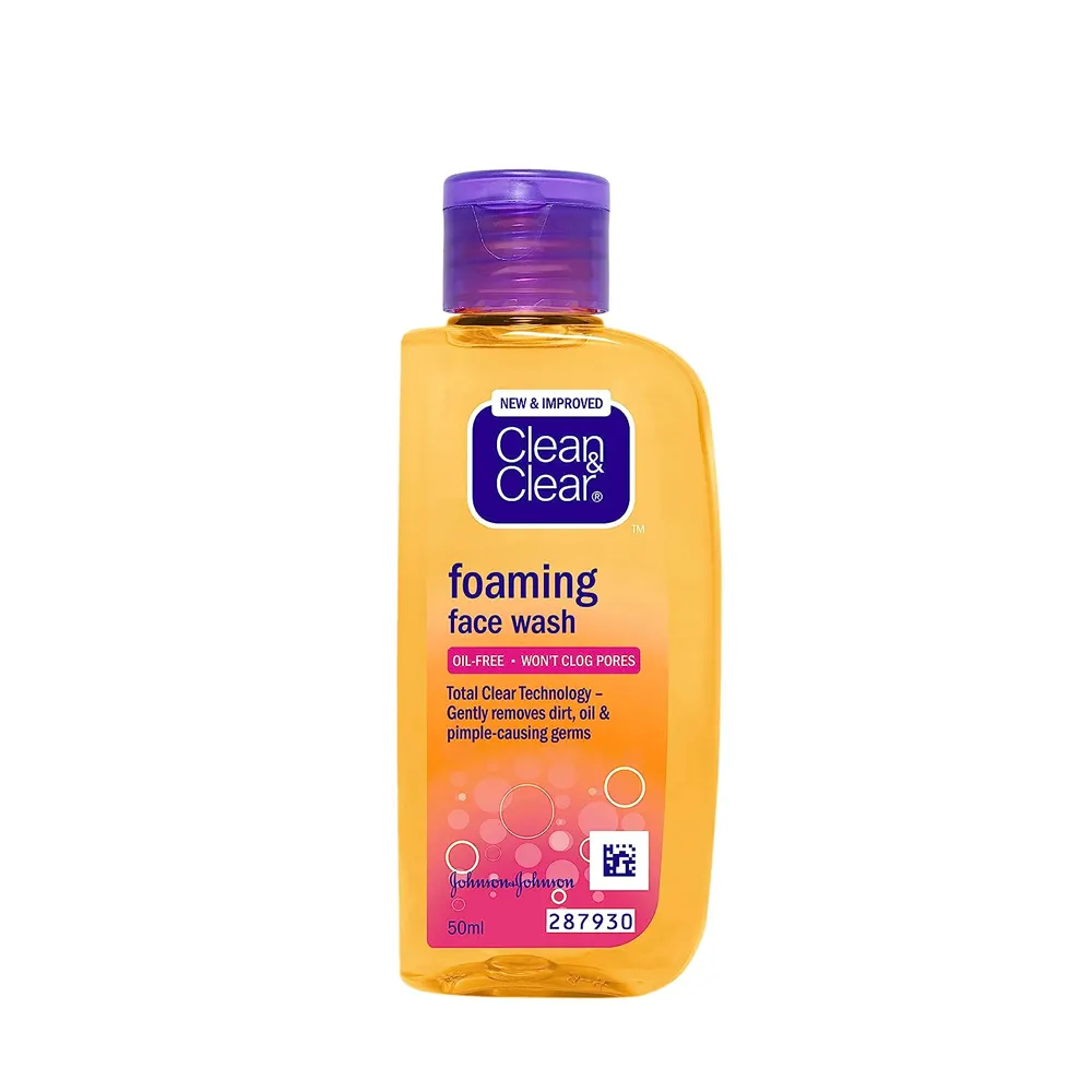 Clean And Clear Foaming Face Wash 50Ml