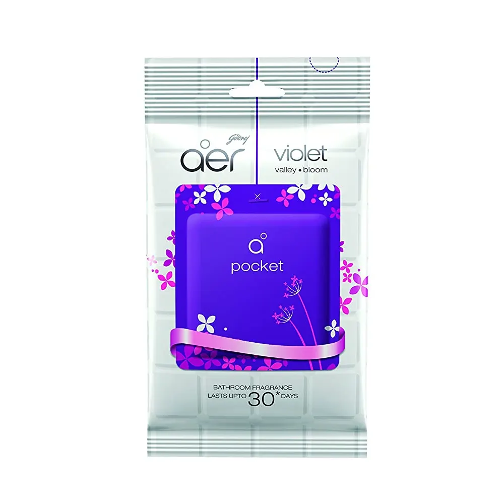 Godrej Aer Violet Valley Bloom Bathroom Fragrance 10G
