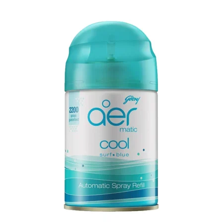 GODREJ AER MATIC COOL SURF BLUE AUTOMATIC SPRAY REFILL 210ML