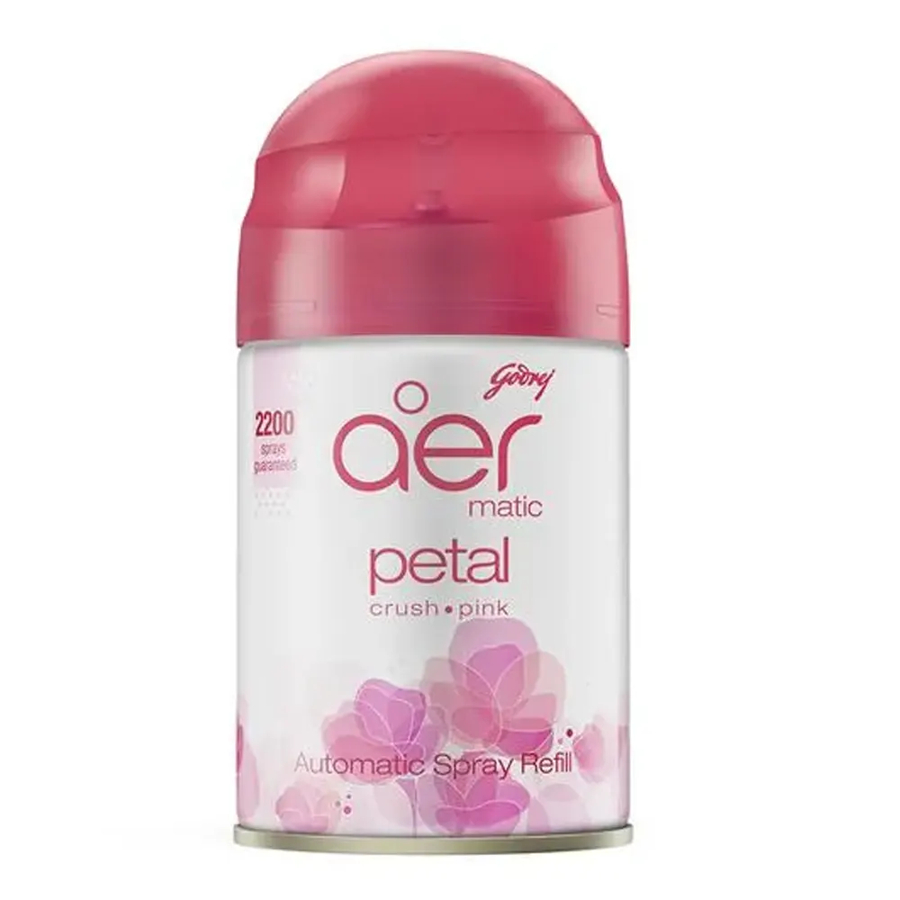 Godrej Aer Petal Crush Pink Matic Automatic Spray Refill 225Ml