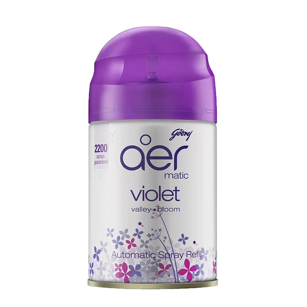 Godrej Aer Violet Valley Bloom Automatic Spray Refill 225Ml