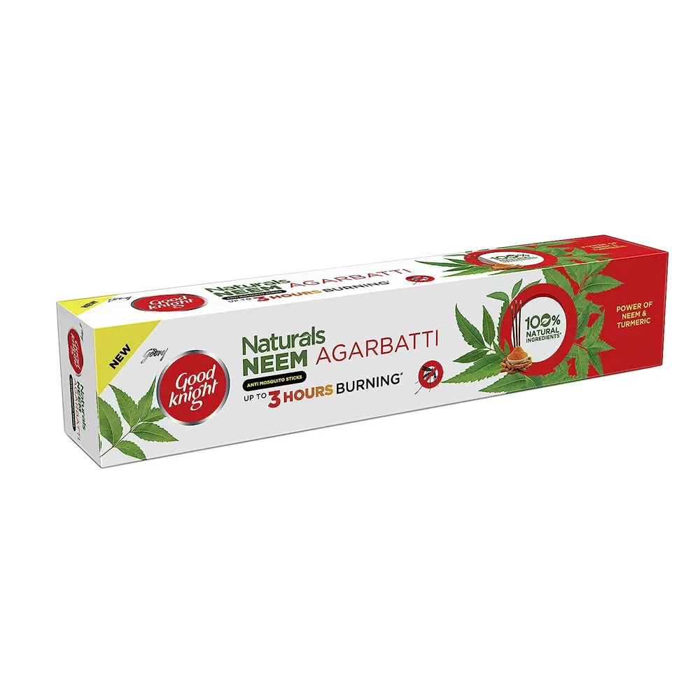Good Knight Naturals Neem Agarbatti Anti Mosquito Sticks Power Of Neem And Turmeric 12N