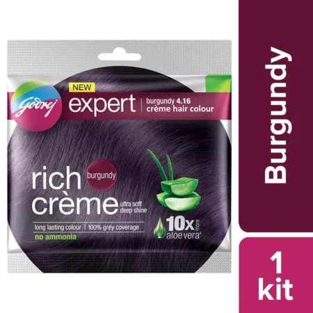 GODREJ EXPERT RICH CR??ME BURGUNDY 4.16 CR??ME HAIR COLOUR 20G+20ML.