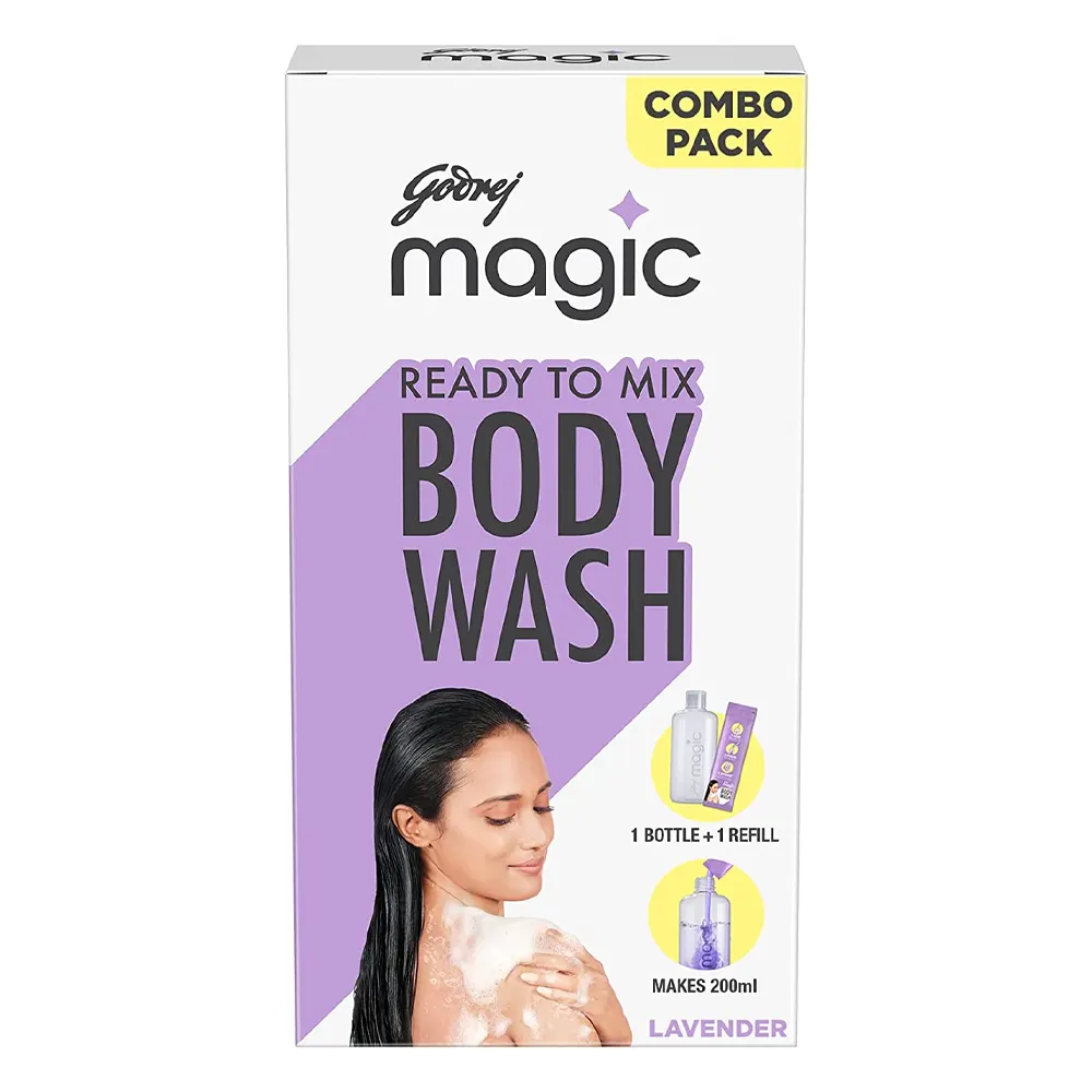 Godrej Magic Ready To Mix Body Wash Lavender 37G