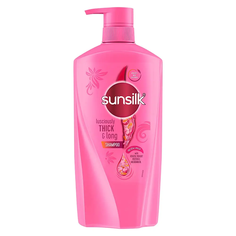 Sunsilk Keratin Yoghurt Lusciously Thick And Long Shampoo 650Ml