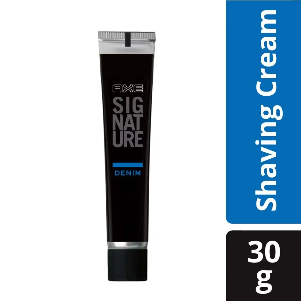 Axe Signature Denim Shaving Cream With Moisturisers 30G