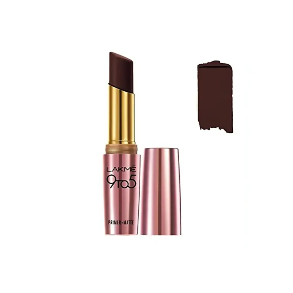 Lakme 9 To 5 Primer + Matte Lipstick Mb9 Cabernet Category 3.6G