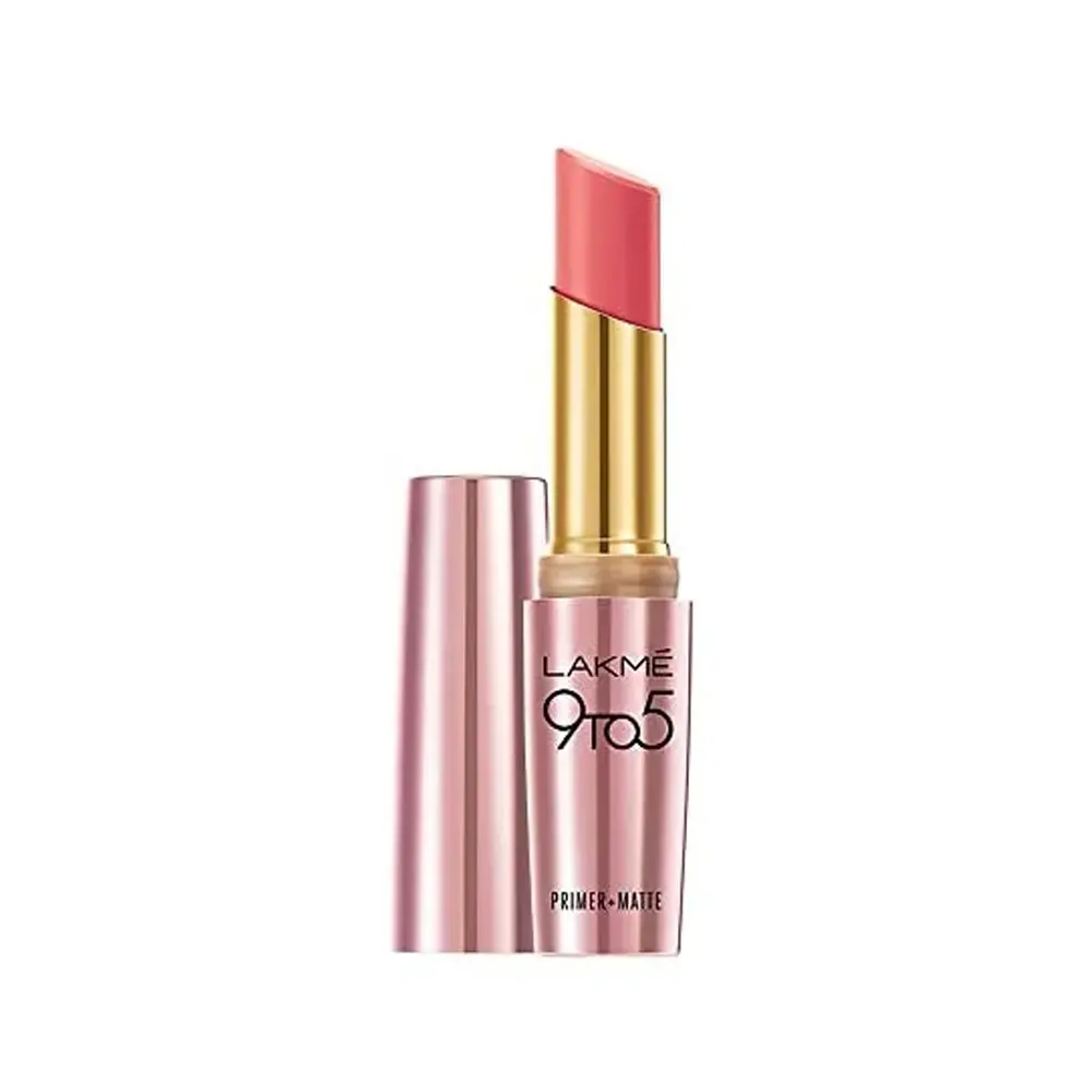 Lakme 9 To 5 Primer + Matte Lipstick Mp19 Blush Book 3.6G