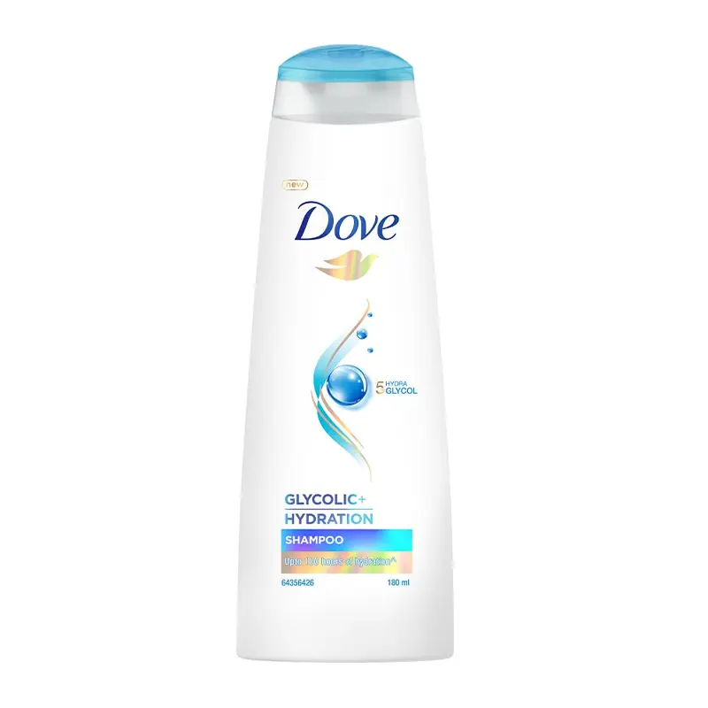 Dove Glycolic Hydration Shampoo 180Ml