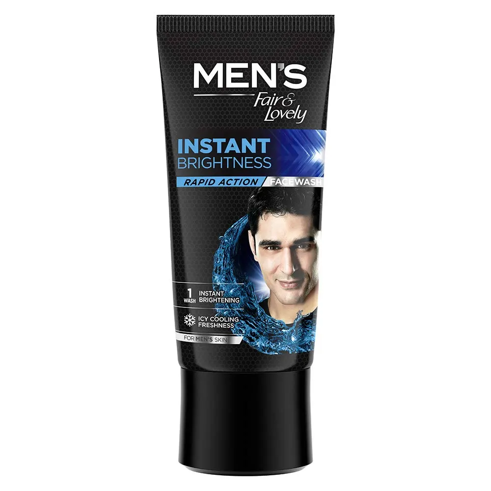Men'S Fair And Lovely Instant Fairness Rapid Action Facewash 50G