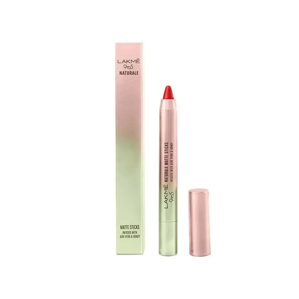Lakme 9 To 5 Naturale Matte Sticks R3 Scarlet Lane 2.2G