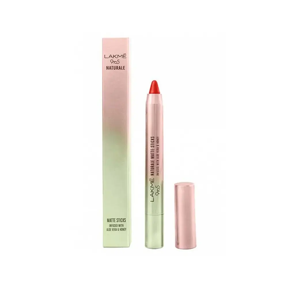 Lakme 9 To 5 Naturale Matte Sticks R5 Coral Place 2.2G