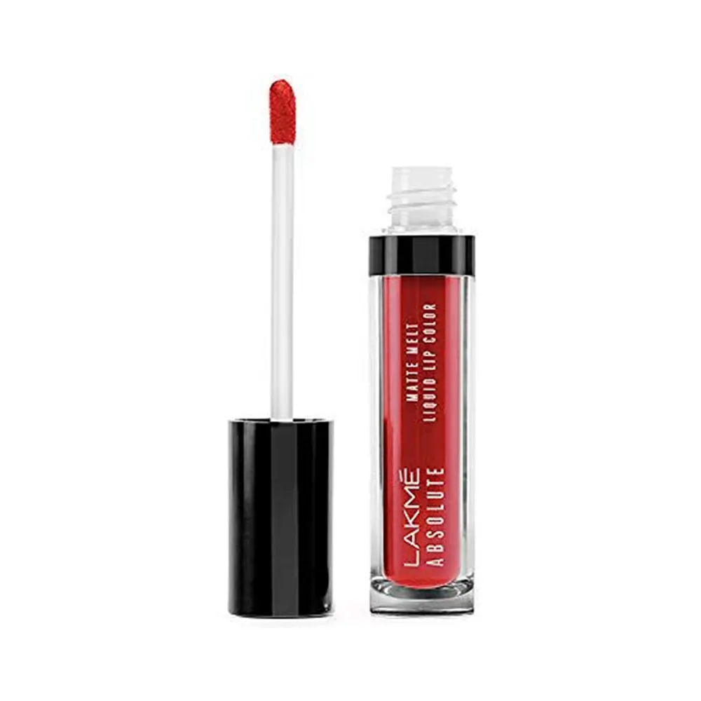 Lakme Absolute Matte Melt Liquid Lip Color 05 Red Smoke