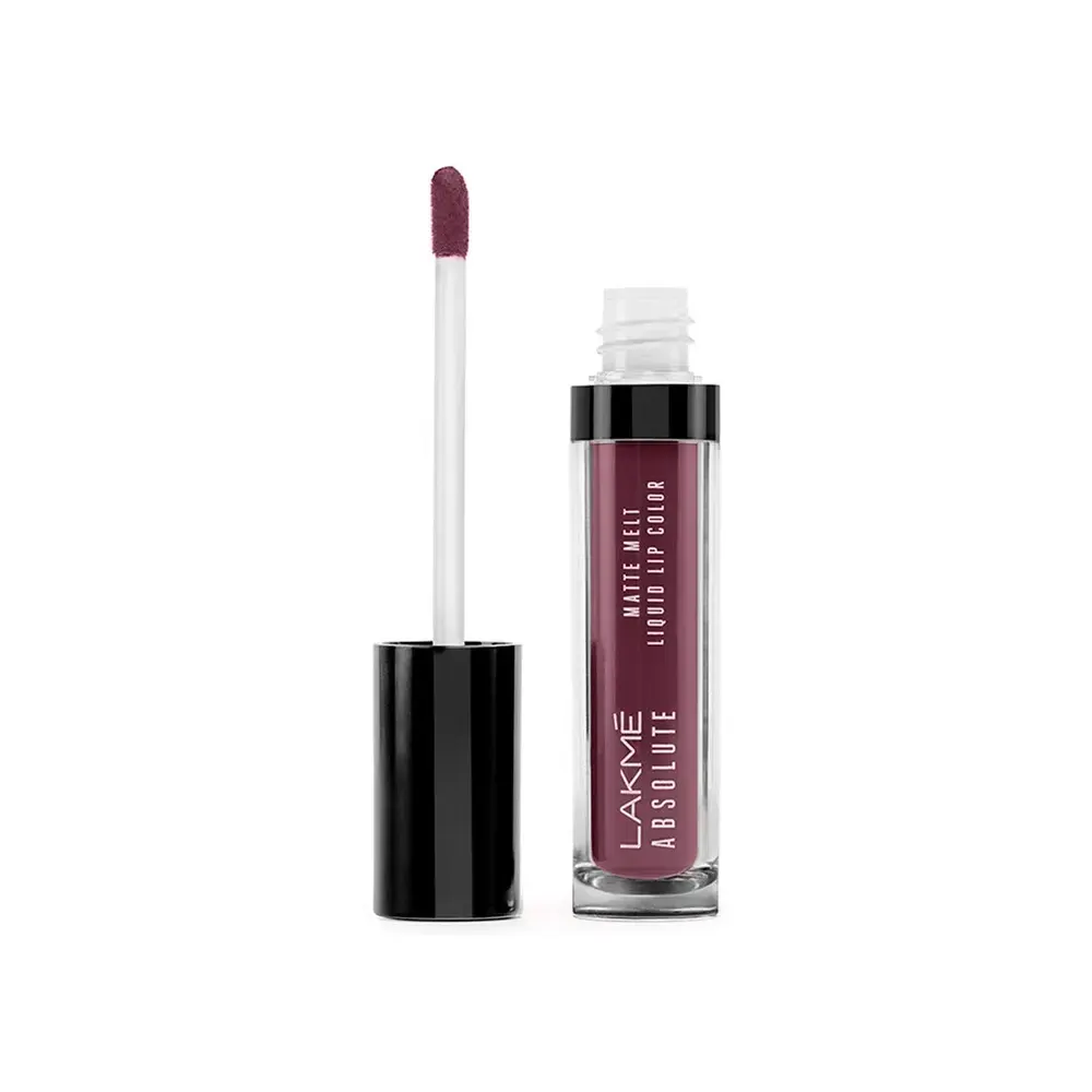 Lakme Absolute Matte Melt Liquid Lip Color 06 Wine N Dine 6Ml