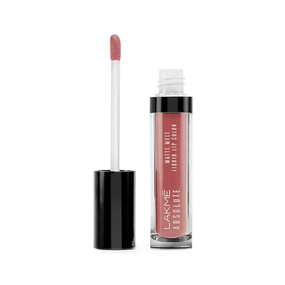 Lakme Absolute Matte Melt Liquid Lip Color 08 Peach Rose 6Ml