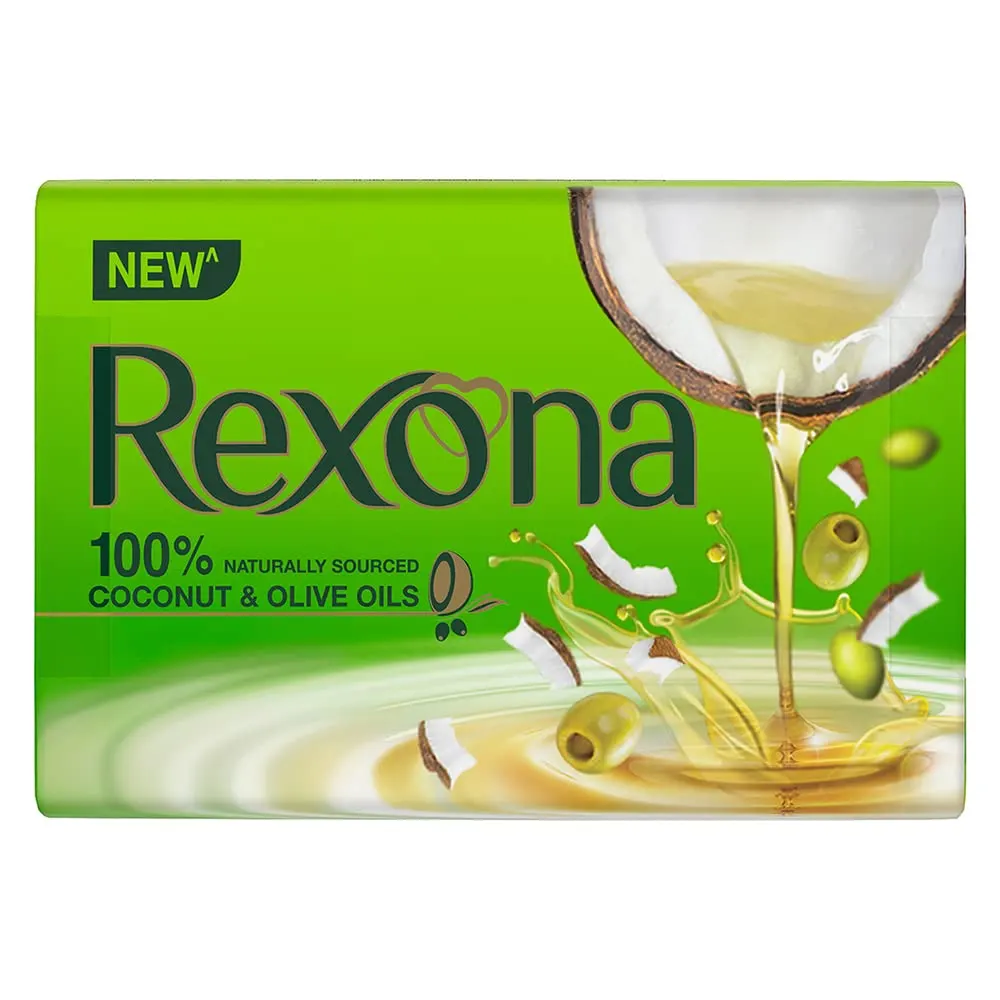 Rexona 100% Naturally Sourced Coconut And Olive Oils 4X100G