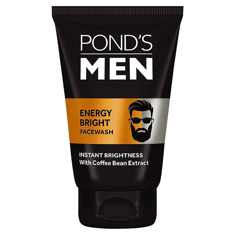 Pond'S Men Energy Bright Facewash With Coffee Bean Extract 100G