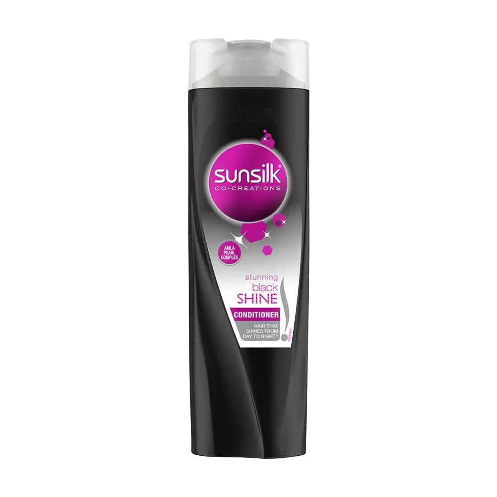 Sunsilk Co-Creations Stunning Black Shine Conditioner 180Ml