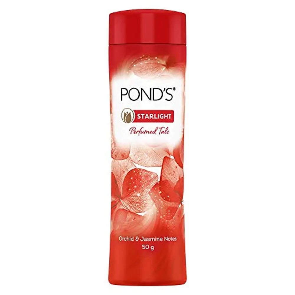 Pond'S Starlight Perfumed Talc Orchid And Jasmine Notes 50G