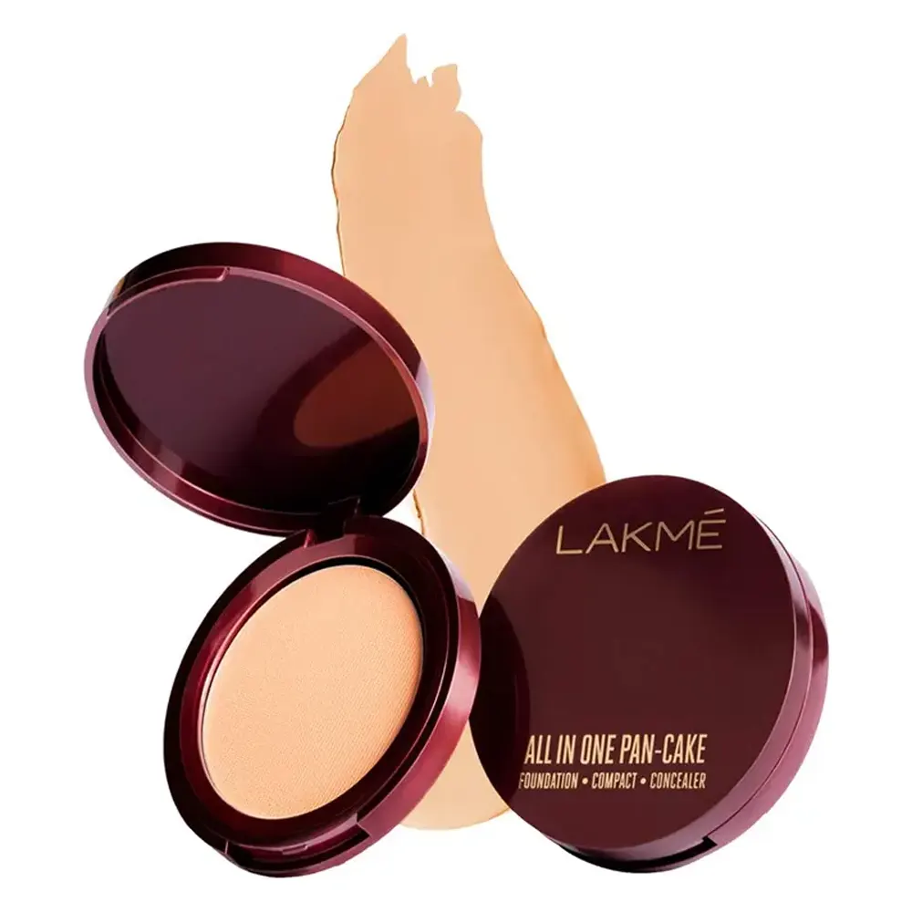 Lakme All In One Pan-Cake Natural For Wheatish Skin 8G