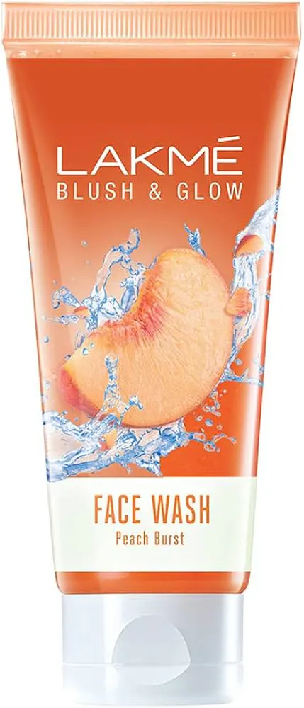 Lakme Blush And Glow Face Wash Peach Burst 50G