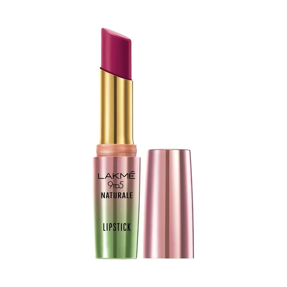 Lakme 9 To 5 Naturale Matte Lipstick Infused With Aloe Vera Np12 Sugar Plum 3.6G