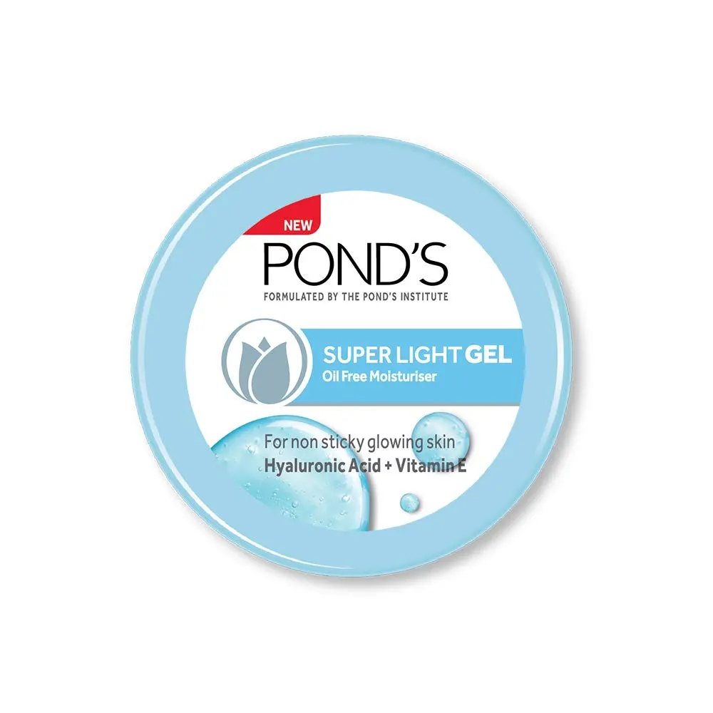 Pond'S Super Light Gel Oil Free Moisturiser For Non Sticky Glowing Skin 25G