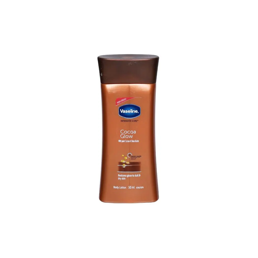 Vasline Intensive Cocoa Glow With Pure Cocoa And Shea Butter Body Lotion 50Ml