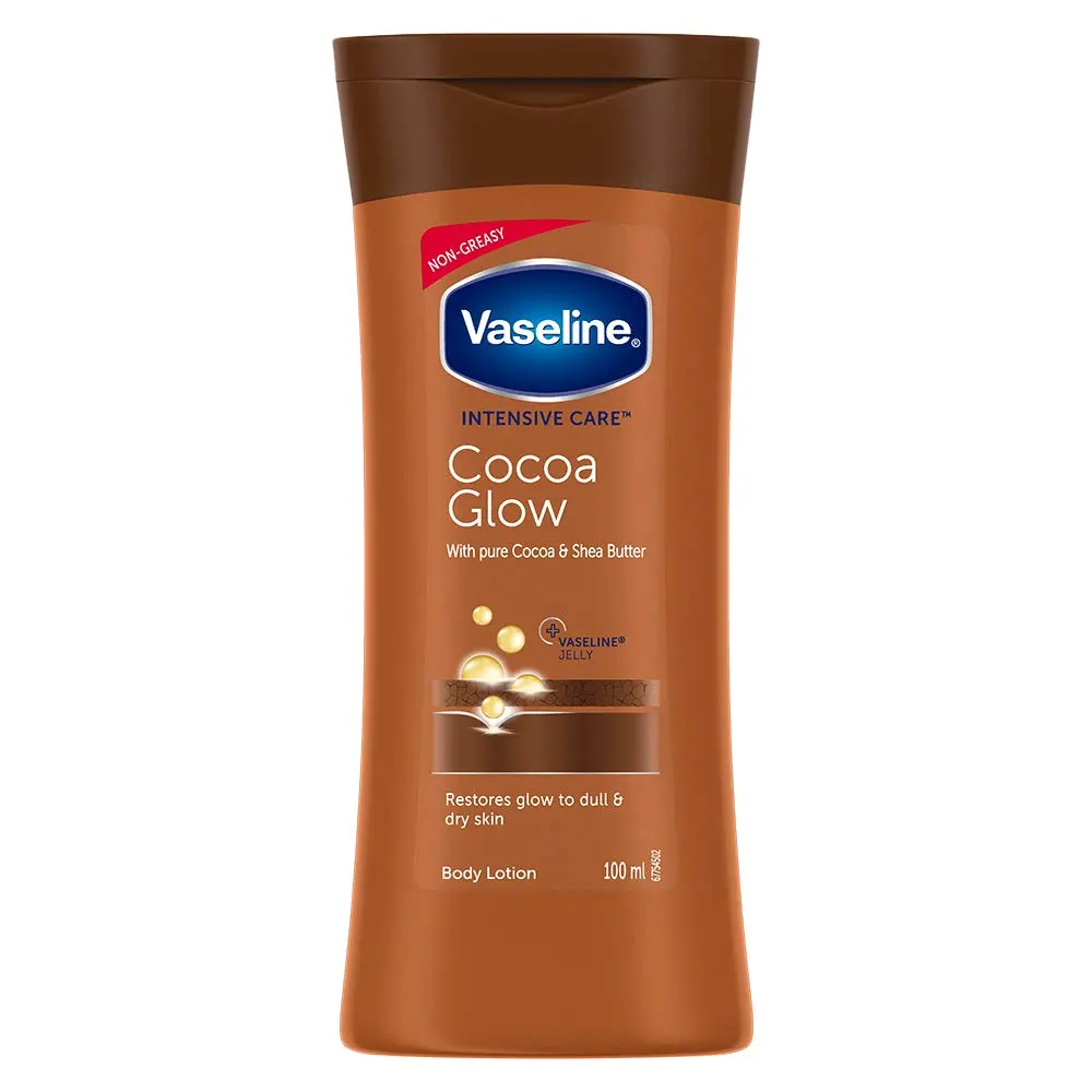 Vaseline Intensive Care Cocoa Glow With Cocoa And Shea Butter Body Lotion 100Ml