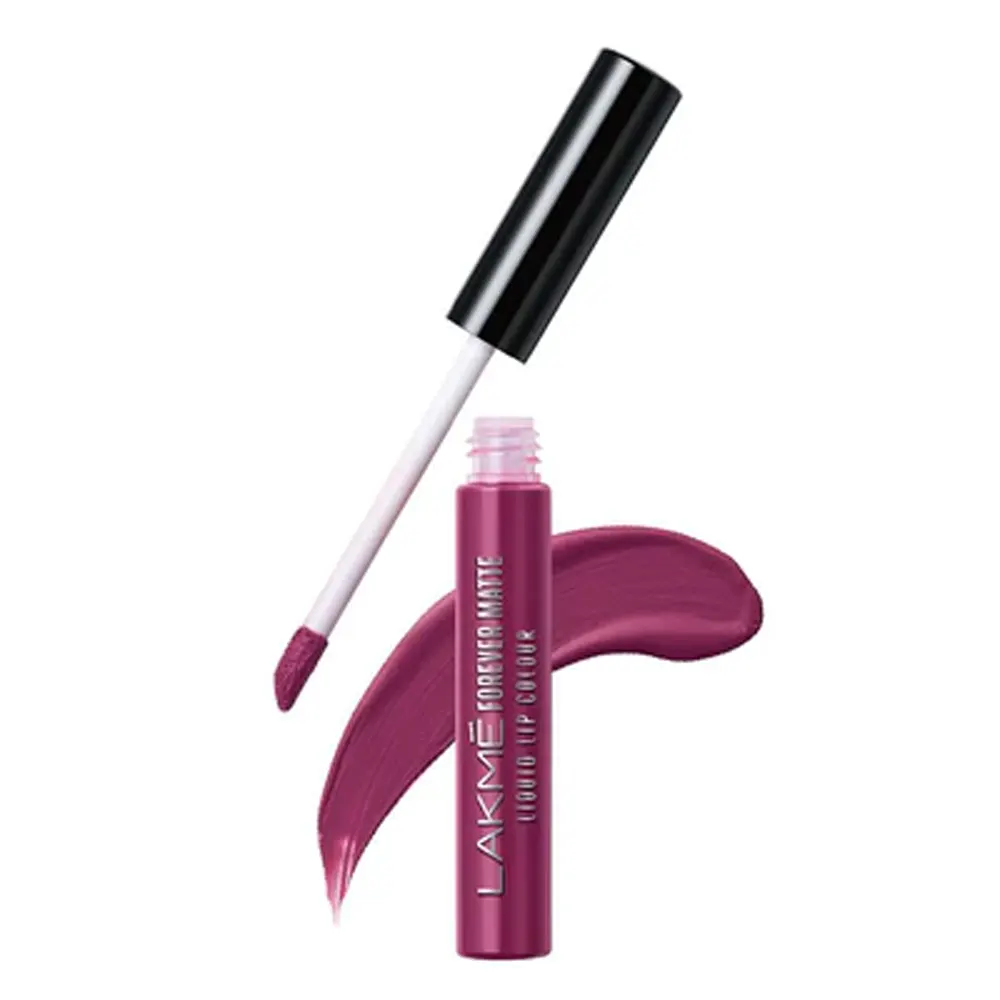 Lakme Forever Matte Liquid Lip Colour 165 Purple Pout 5.6Ml
