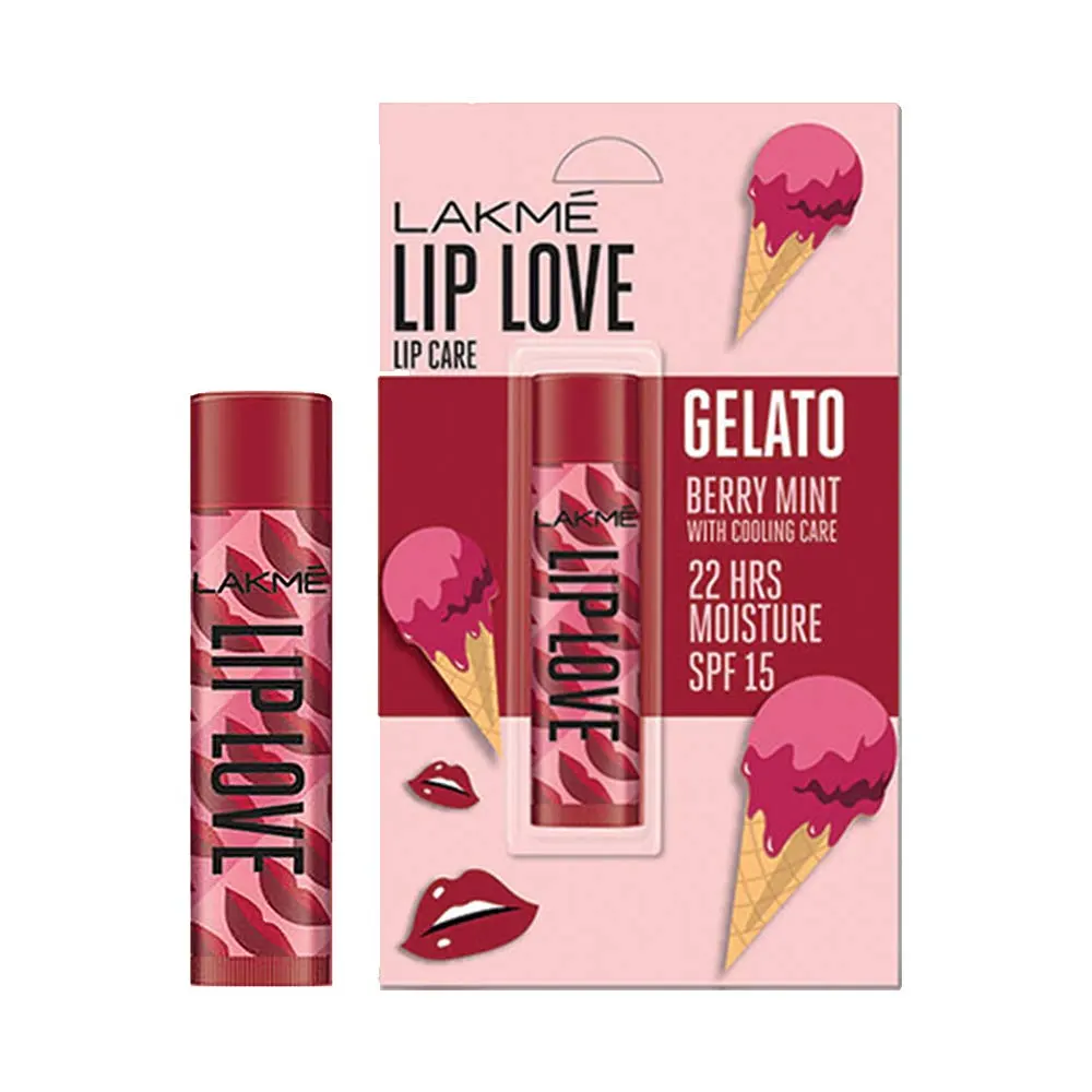 Lakme Lip Love Lip Care Gelato Berry Mint With Cooling Care 4.5G